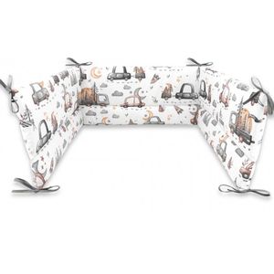 Babybam Bedomrander Cars Grijs