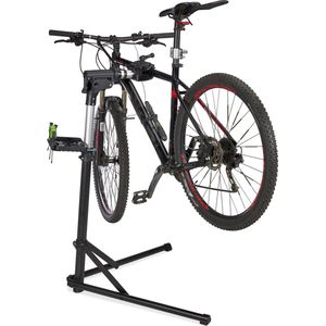 Relaxdays fiets montagestandaard - stuurhouder - fietsstandaard - tot 30kg - 25-40mm frame