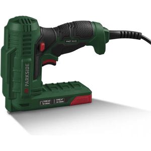 PARKSIDE Elektrische nietmachine nietpistool en spijkerapparaat - 20 schoten/min - Inclusief 400 nietjes/100 spijkers