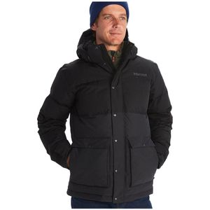 Marmot - Fordham Jacket - Donzen Jack - Zwart - Geïsoleerde Winterjas met Capuchon