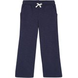 Vertbaudet - Wijde Joggingbroek - Meisjes - Gevlamde Jersey - 75% Katoen - 25% Gerecycled Polyester