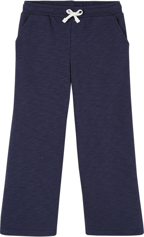 Vertbaudet - Wijde Joggingbroek - Meisjes - Gevlamde Jersey - 75% Katoen - 25% Gerecycled Polyester