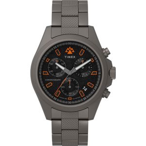 Timex Field Post Chrono TW2W45700 Horloge - Staal - Grijs - Ø 43 mm