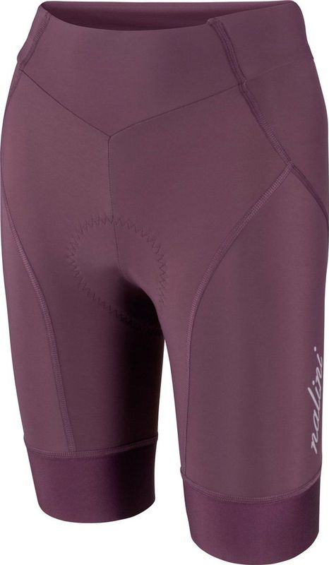 Nalini Dames Fietsbroek kort zonder bretels - Met Zeem - Paars - ROAD LADY SHORT viola - L