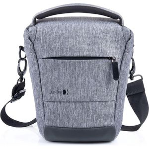 Schoudertas Holster voor DSLR-SLR Fujifilm X-T4 XT4 - Grijs Zwart