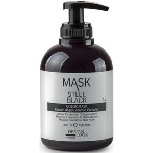NUTRI COLOR MASKS Colour Mask 4in1 Steel Black 300ml