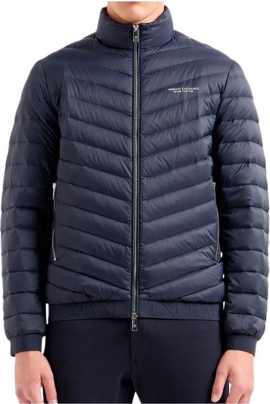 Armani Exchange - Milano - Gewatteerde Jas - Blauw - Synthetisch