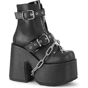 DemoniaCult - CAMEL-205 Plateau Laarzen - US 12 - 42 Shoes - Zwart
