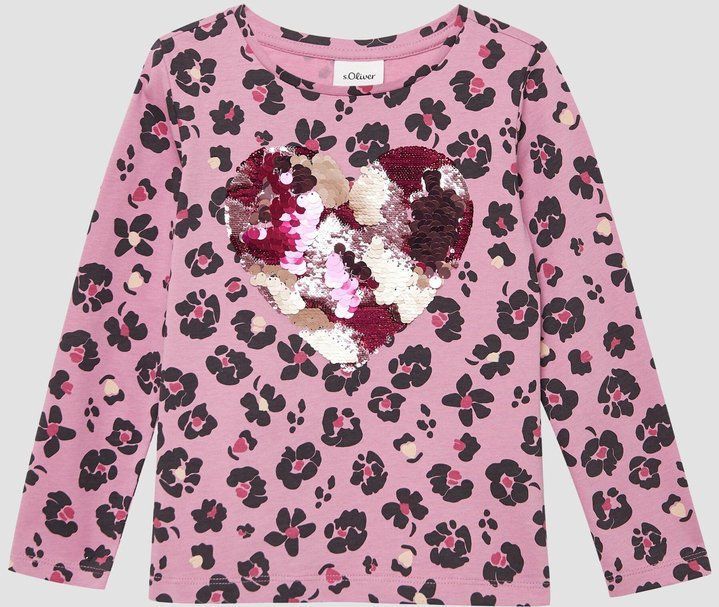 s.Oliver RED LABEL - Shirt - Rose - Lange Mouwen