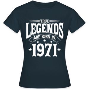 Legenden Worden Geboren In 1971 50ste Verjaardag Vrouwen T-shirt