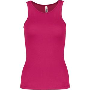 Damessporttop overhemd 'Proact' Fluorescent Fuchsia - L