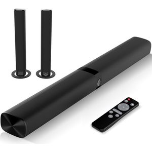 Playon Soundbar - Box - TV Speaker - Soundbars - Bluetooth - Ingebouwde subwoofer - Zwart