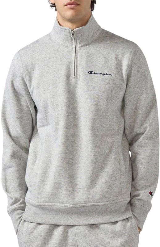 Champion Icons Small Logo Half-Zip Sweater Heren - Maat L