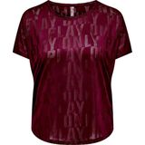 ONLY PLAY - sifi curved ss train tee curvy - Paars-Multicolour