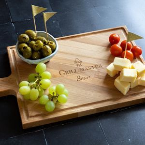 Borrelplank Kerst | Serveerplank | Tapasplank | Tafeldecoratie Kerst | Snijplank hout | 33 x 16 cm | Borrelplank hout | Christmas | Gezellig samenzijn | Fotofabriek