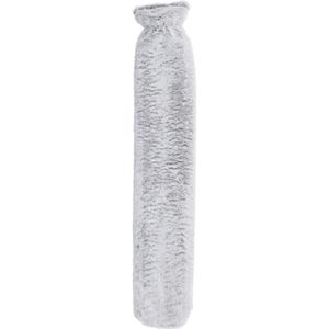 Home & Styling Warmwaterkruik Lang Pluche - 72x12cm - Wit