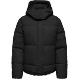 Only - Onlagnes Coated Puffer Jacket - Zwart - Damesjas