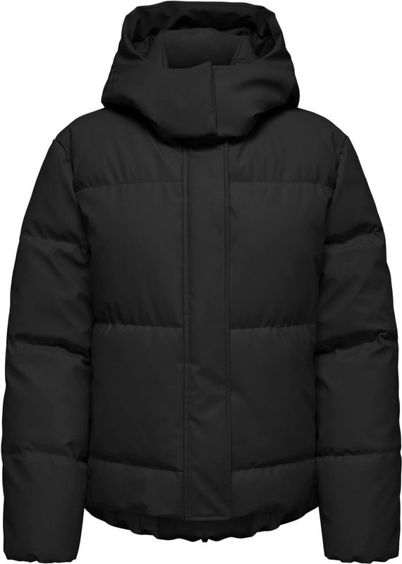 Only - Onlagnes Coated Puffer Jacket - Zwart - Damesjas