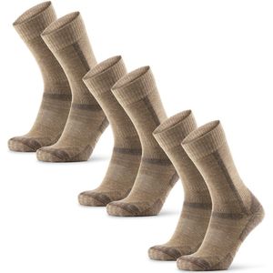 DANISH ENDURANCE - Wandelsokken - Beige - Merino Wollen - 3 Paar - Unisex