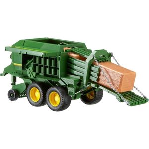 Speelgoed | Miniature Vehicles - John Deere Balenpers Bruder (02017)