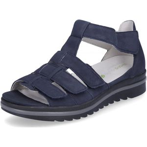 Waldläufer - Hakura - Sandalen - Zwart - Leren Bovenwerk