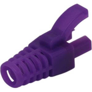 Tule/Trekontlasting voor RJ45 5.7mm Paars - Kabelverbinder/Connector