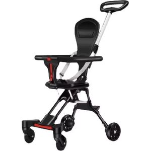 Gran Vida® - Kinderwagen - Draagbaar En Opvouwbaar- Verstelbare Zitting - Voor Kinderen van 0-6 Jaar - RVS Frame
