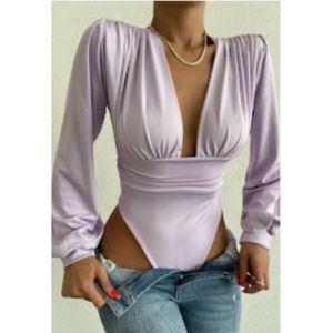 Lage v hals body | lila | maat S