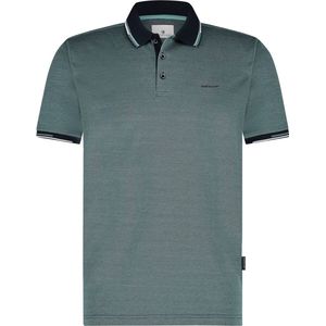 State of Art - Pique Polo Turquoise - Modern-fit - Heren Poloshirt Maat L
