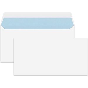 DL 110 x 220mm 100 gsm Peel and Seal Wallet Envelopes (23882) White - Pack of 500 - Buy Online