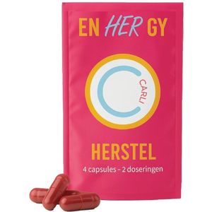 enHERgy HERSTEL Capsules | 4 capsules | supplement voor herstel | helpt bij vermoeidheid | Helpt bij het aanvullen van dopamine en serotonine | Sport herstel | Anti Kater
