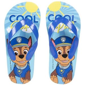 Paw Patrol Teenslippers Kinderen – Maten 25 t/m 29 (Leeftijd 2-7 Jaar) – Chase Design – Zomerslippers Jongens – Flip Flops Blauw