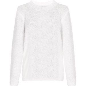 Usha - Trui - Wit - Effen - Lange Mouwen