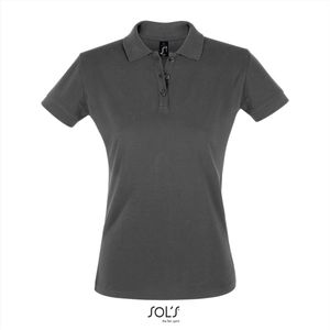 SOL'S - Women´s Polo Shirt Perfect L526 - Donkergrijs - Poloshirt