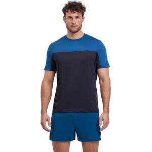 FALKE Running Tee Heat vochtregulerend functioneel shirt met korte mouwen heren blauw - maat S