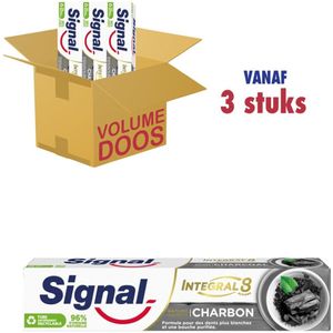 Signal Tandpasta Integral 8 Charbon (3 x 75ml)