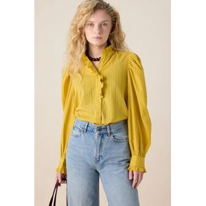 Sissy-Boy - Blouse - Geel - Met Lurex