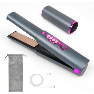 Solacis Draadloze stijlborstel - Stijlborstel - Elektrische haarborstel - Draadloze fohn - Draadloze haarborstel - Must have voor uw haar!