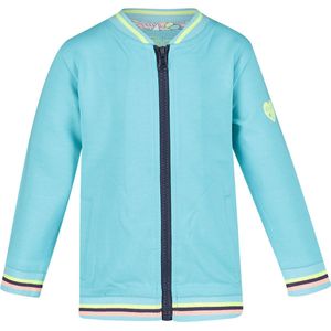 4PRESIDENT Sweater meisjes - Turquoise - Maat 74 - Meisjes trui