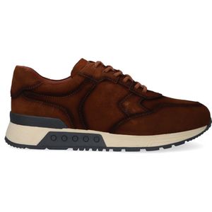 Greve Haarlem K Lage sneakers - Leren Sneaker - Heren - Bruin - Maat 40+