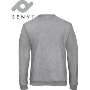 Senvi Basic Sweater (Kleur: Heather Grey) - (Maat XXXL-3XL)