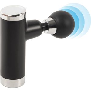 Silver Gear - Mini Massage Gun - Zwart - Massageapparaat - 6 Snelheidniveaus