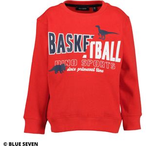 Blue Seven - sweater - basketbal - rood - Maat 116