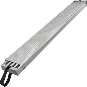 VEVOR Telescopisch Aluminium Steigerbord – Verstelbare Lengte van 8-13 ft, 500 lbs Draagvermogen, Antislip, Geschikt voor Schilderen en Reparaties