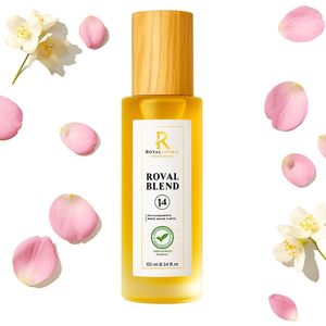 RNCosmetics – Royal Blend 14 - Haaruitval olie – Stops hair loss - Rozemarijn olie, Anti-Haaruitval & Haargroei Stimulerend – Verrijkt met 14 Natuurlijke Oliën zoals Castor olie, Zwarte Komijn, Rozemarijn & Lavendel olie–Versterkt Wortels & Hoofdhuid