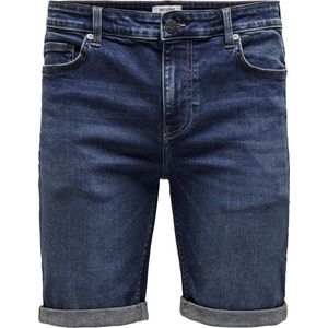 ONLY & SONS ONSPLY BOX PIM DNM SHORTS OT Heren Broek - Maat L