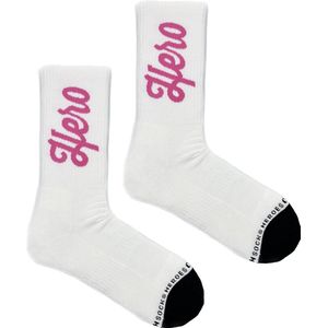 Heroes on Socks - Curly Hero Pink - SS24 - Herensokken - Maat 41-46