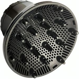DailySupplies® Diffuser Opzetstuk - Krulborstel voor Fohn Universeel - Multistyler - Zwart