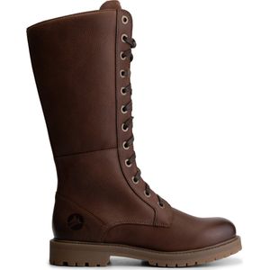 Travelin' Krossberg - Hoge veterlaarzen met rits - Boots voor dames - Cognac