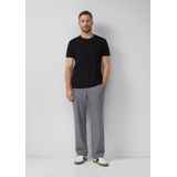 Pantalon - Gevlekte Wijde Pantalon - Wolmix